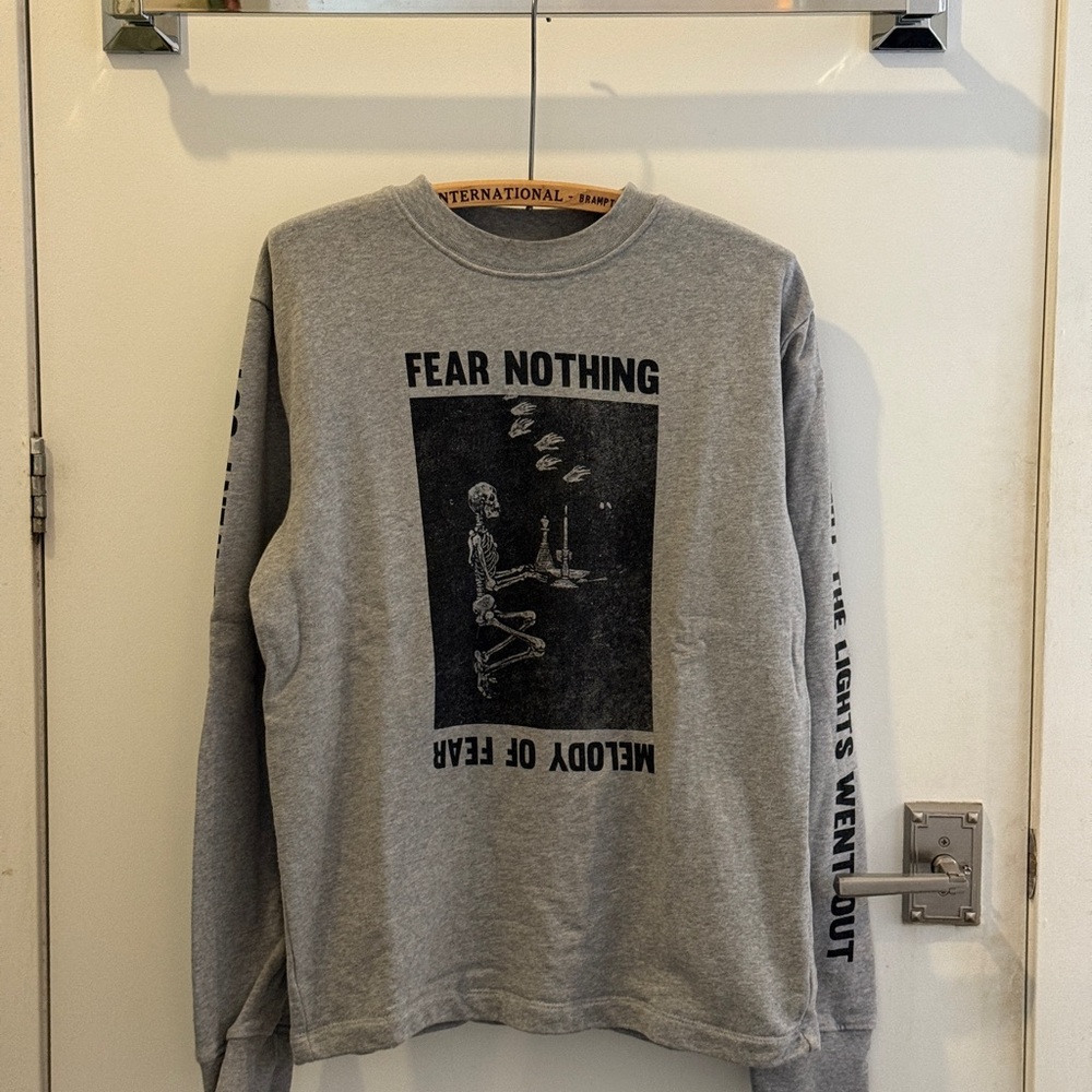 McQ by Alexander McQueen Gray Graphic Crewneck Sweater